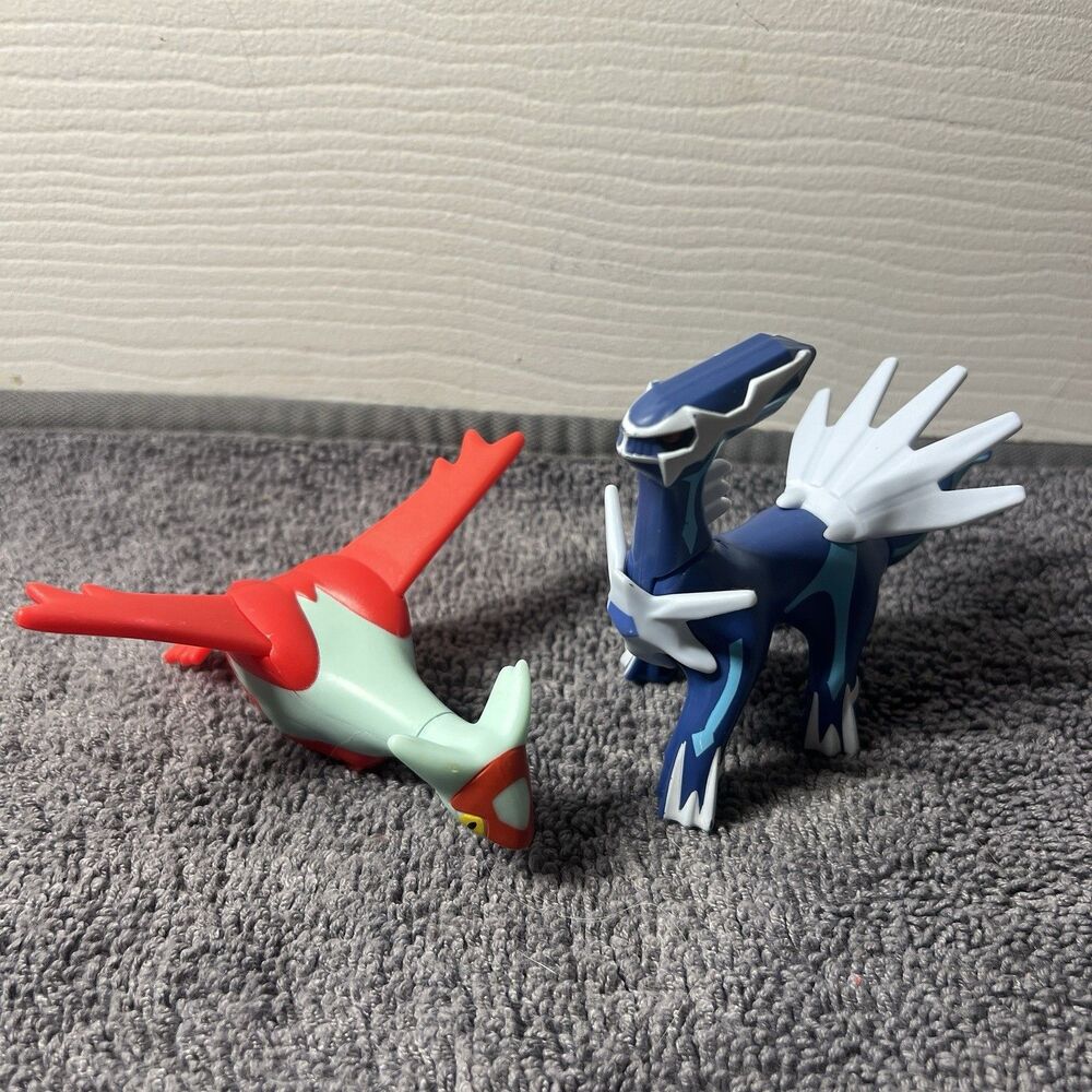 Pokémon McDonald's Happy Meal Figures 2018 - Dialga & Latias Legendary Lot Of 2